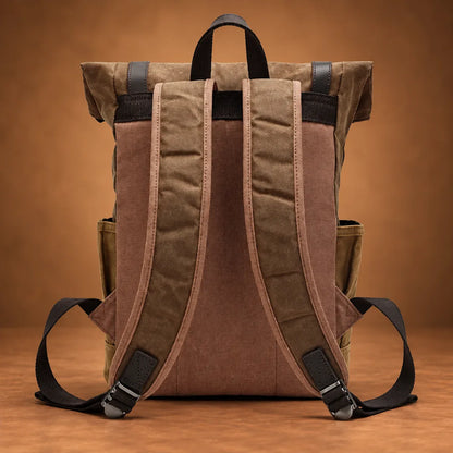 Classic Roomy Roll-Top Backpack