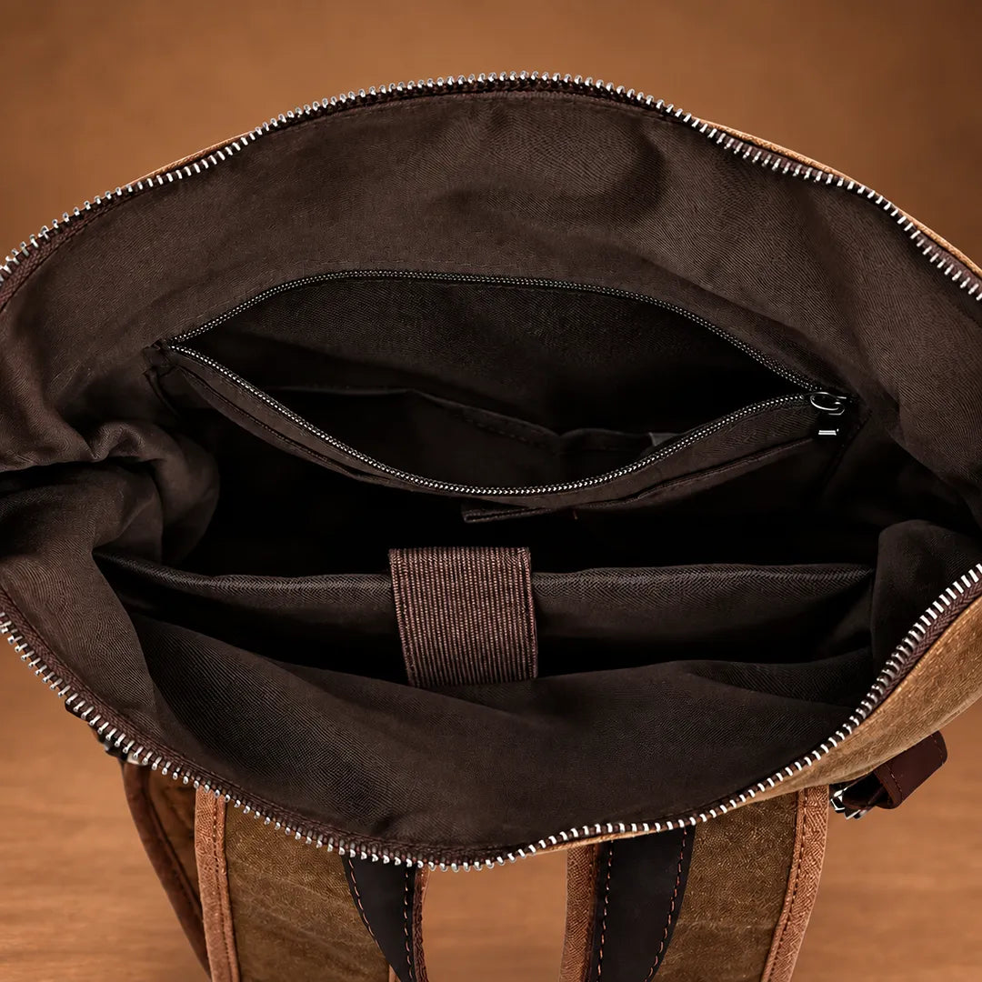 Classic Roomy Roll-Top Backpack