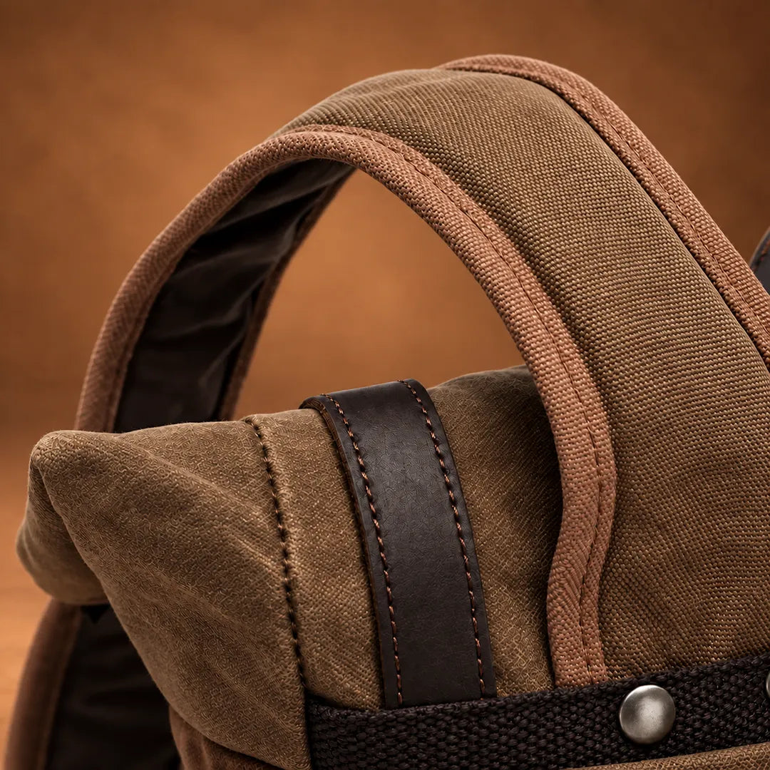 Classic Roomy Roll-Top Backpack