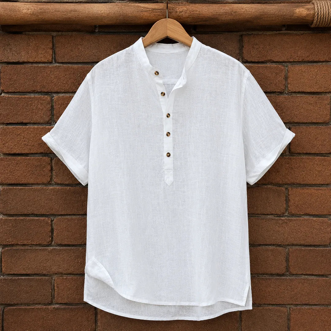 Classic Short-Sleeve Buttoned Shirt