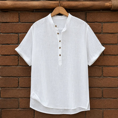 Classic Short-Sleeve Buttoned Shirt