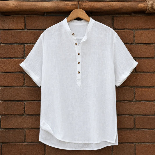 Classic Short-Sleeve Buttoned Shirt