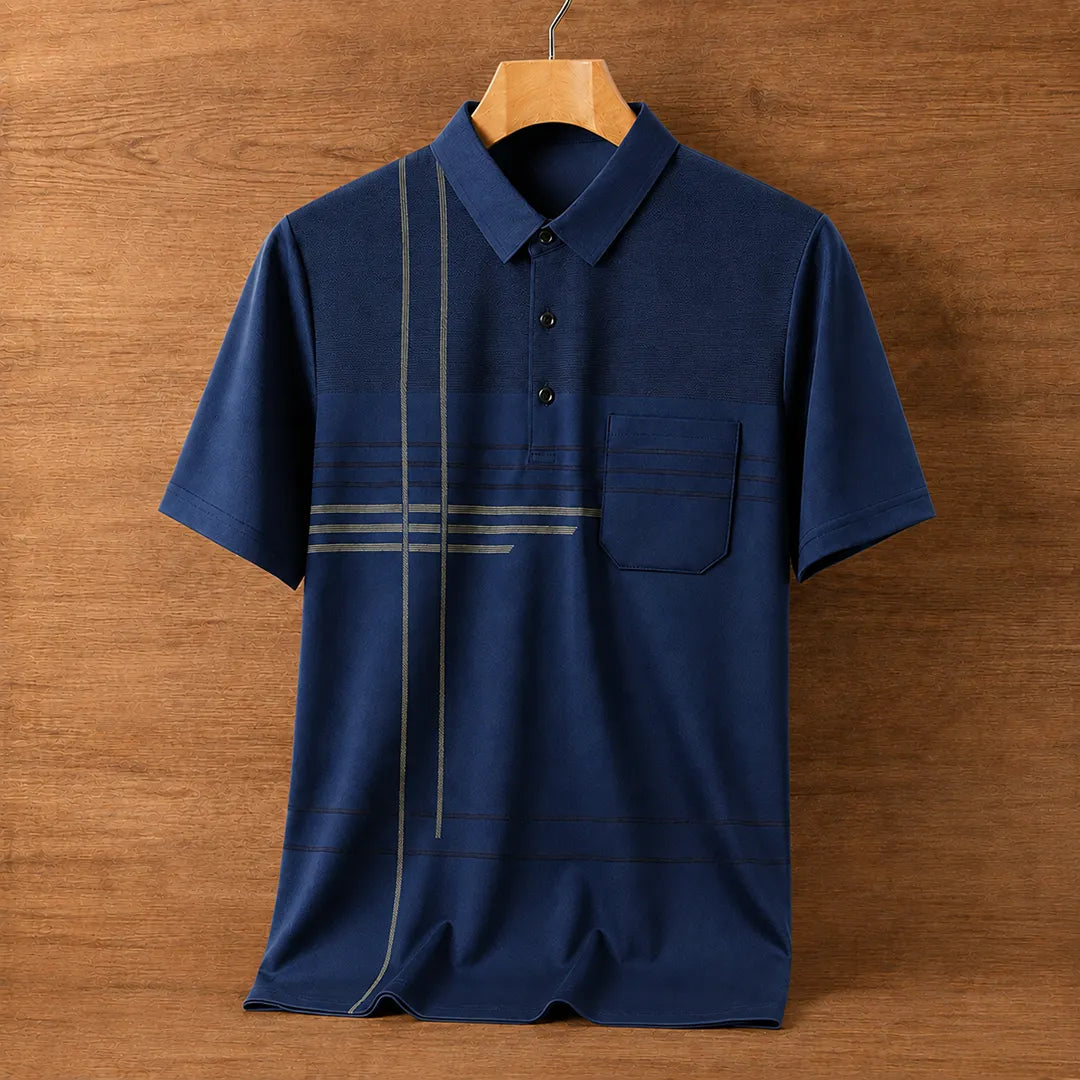 Classic Stripe Polo Shirt