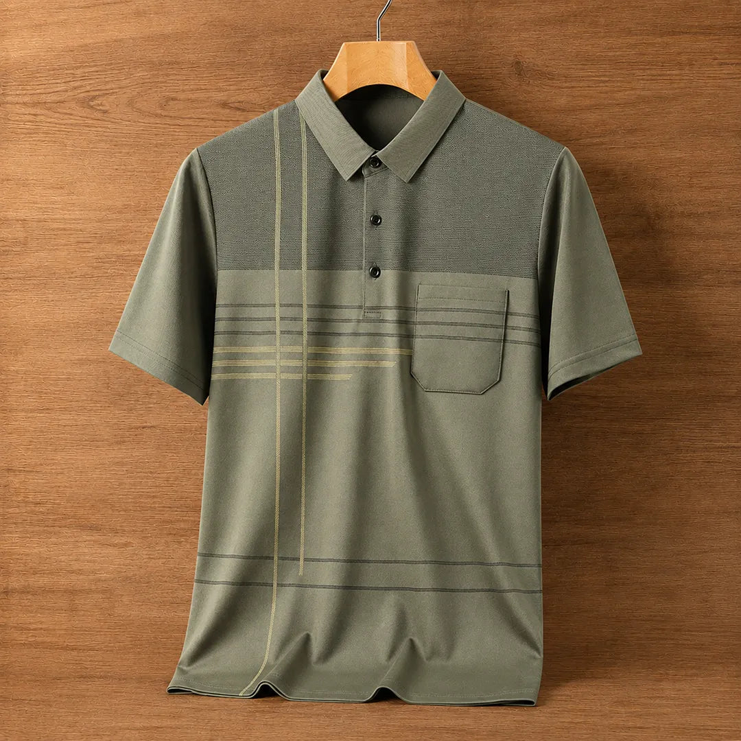 Classic Stripe Polo Shirt
