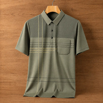 Classic Stripe Polo Shirt