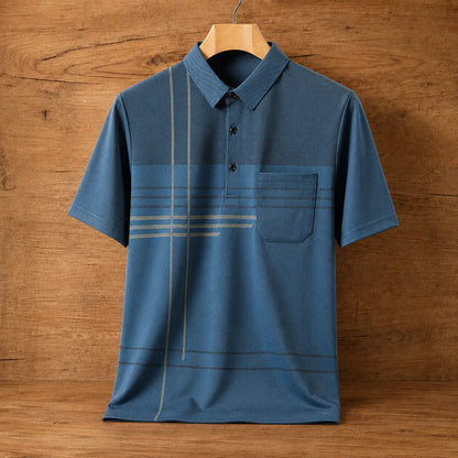 Classic Stripe Polo Shirt