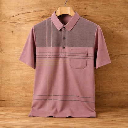 Classic Stripe Polo Shirt