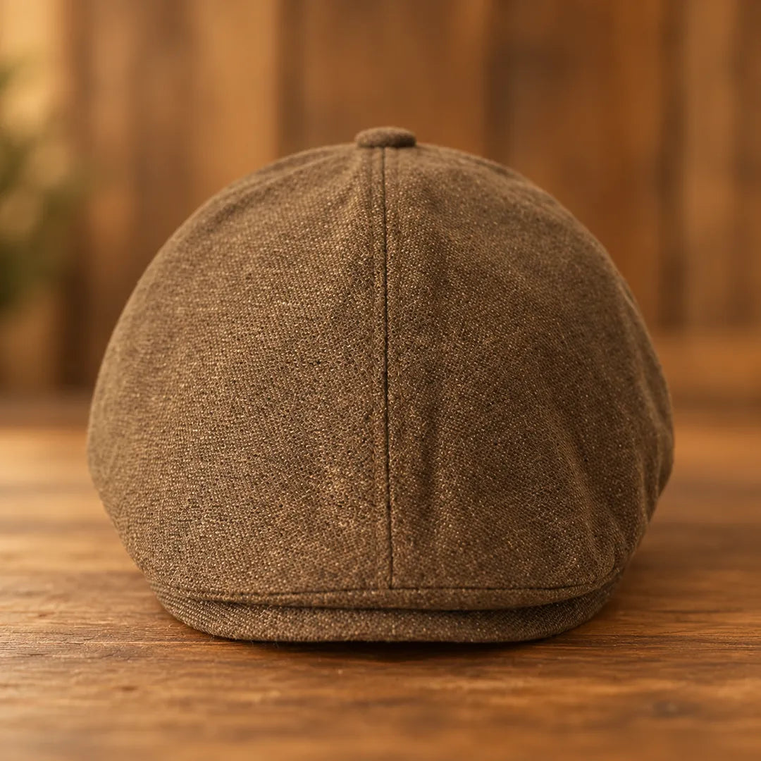 Classic Textured Flat Cap
