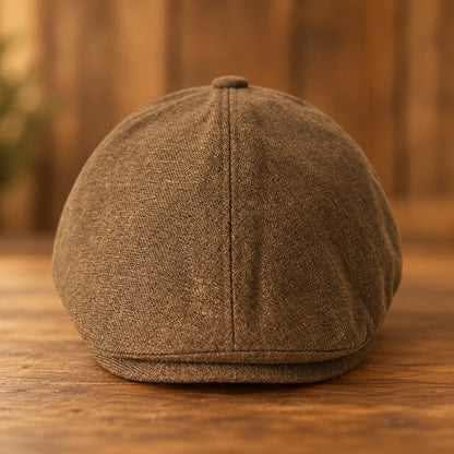 Classic Textured Flat Cap