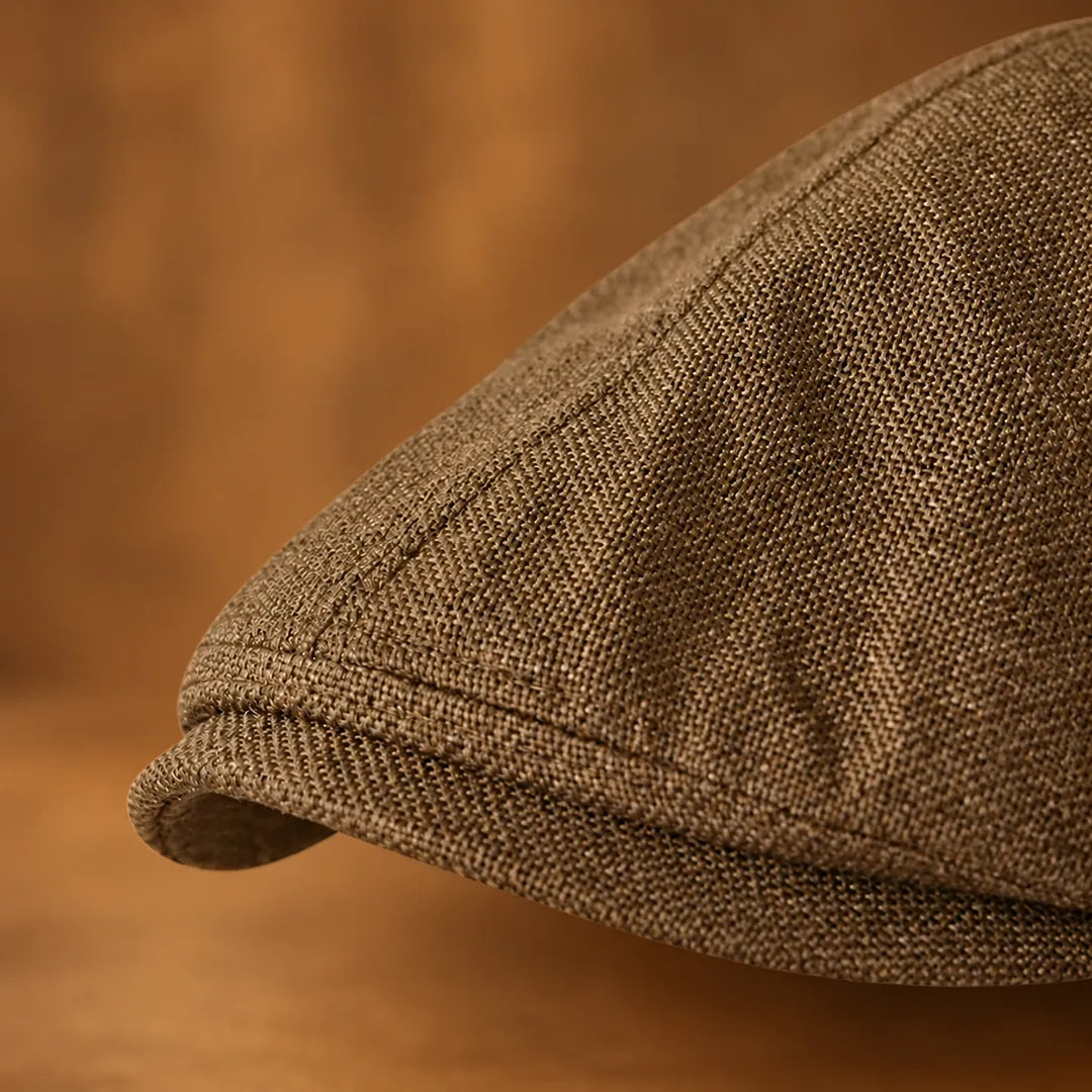 Classic Textured Flat Cap