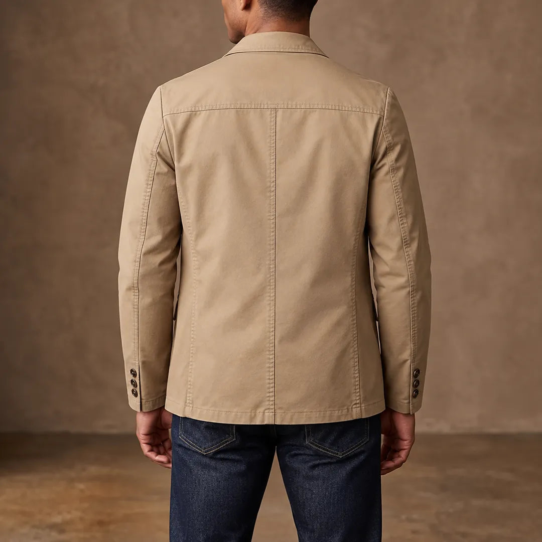 Classic Three-Button Blazer