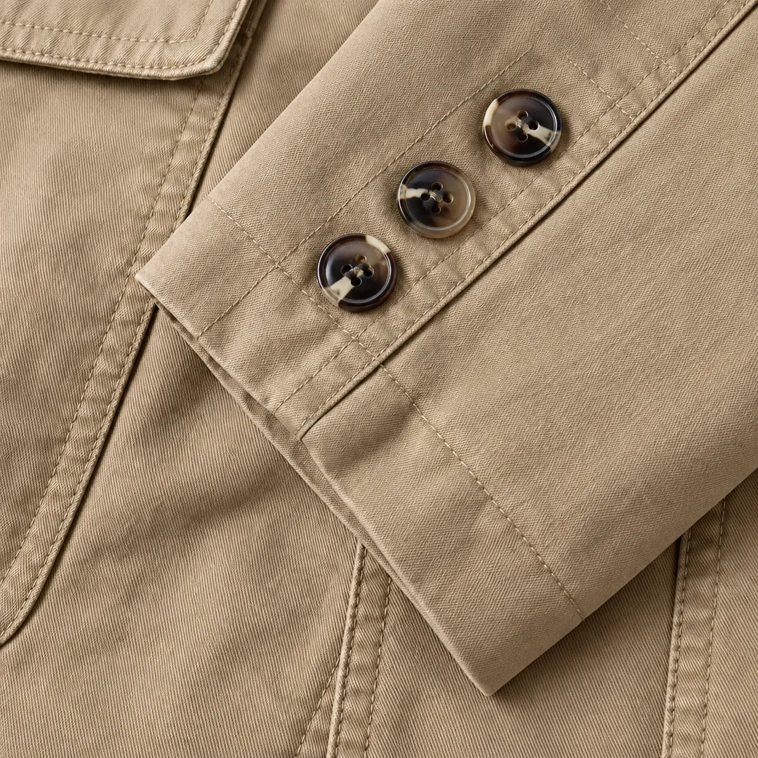 Classic Three-Button Blazer