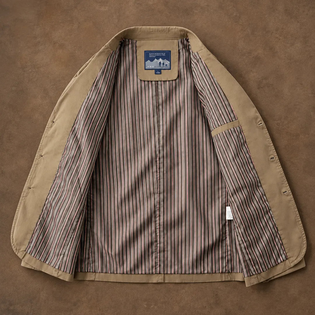 Classic Three-Button Blazer