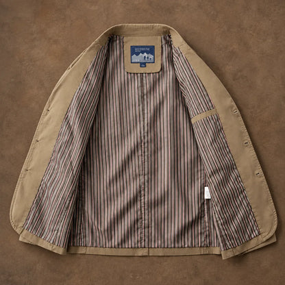 Classic Three-Button Blazer