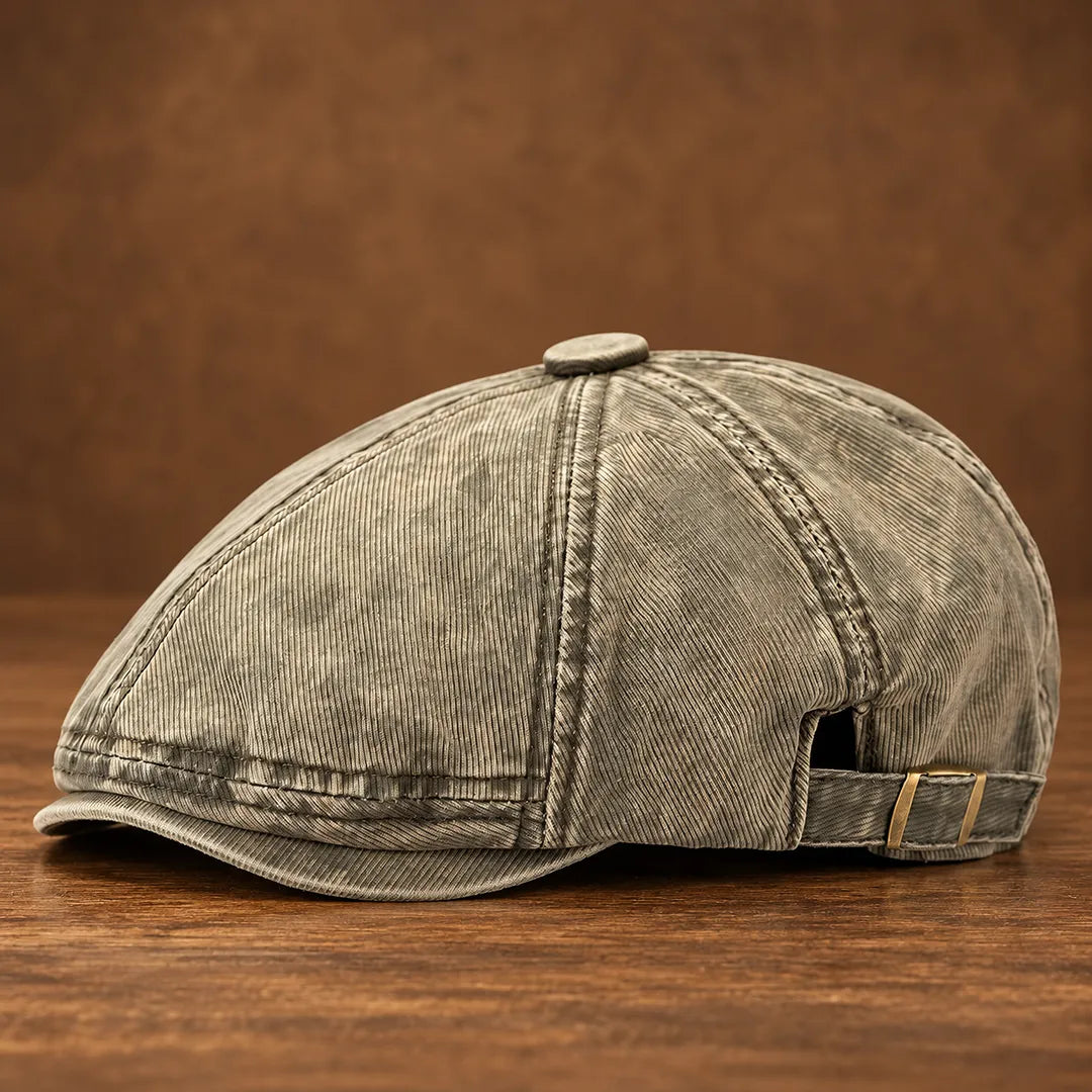 Classic Washed Flat Cap
