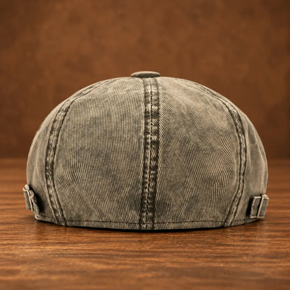 Classic Washed Flat Cap