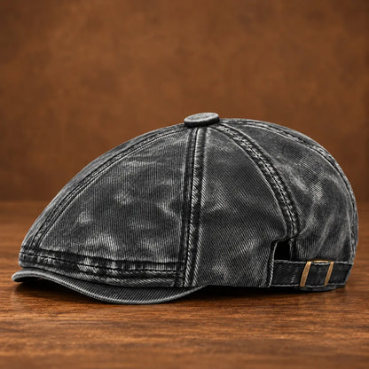 Classic Washed Flat Cap