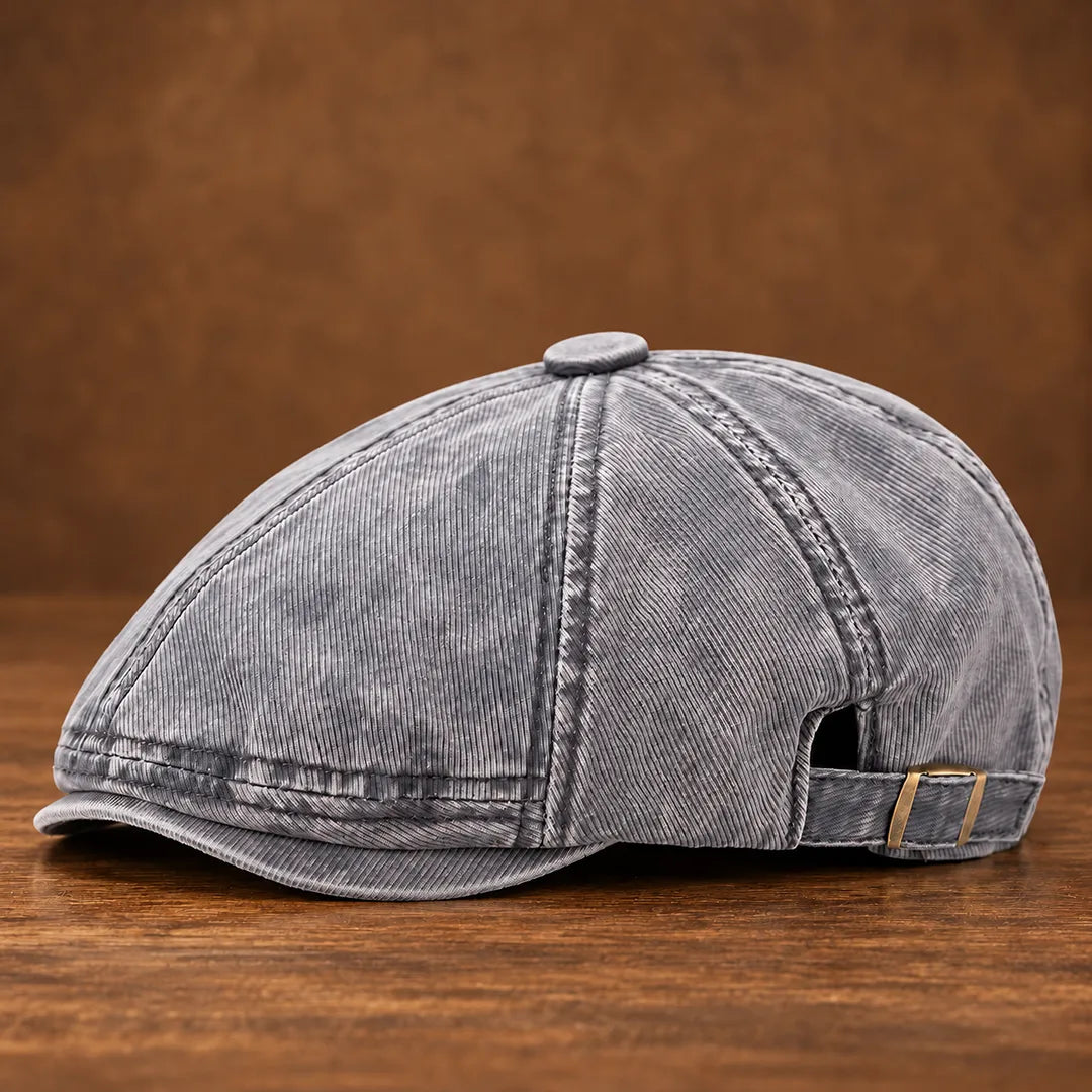 Classic Washed Flat Cap