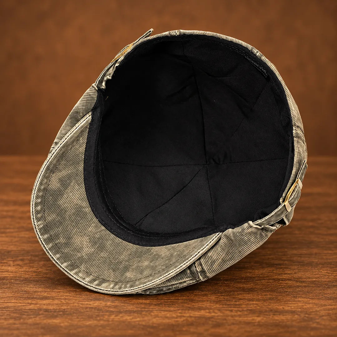 Classic Washed Flat Cap