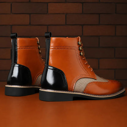 Classic Wingtip Brogue Boots