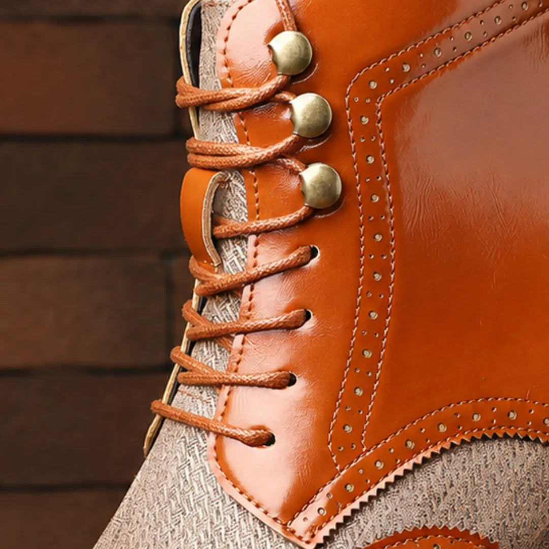 Classic Wingtip Brogue Boots