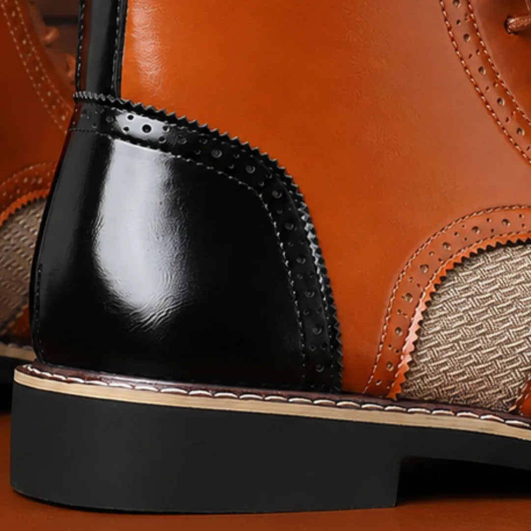 Classic Wingtip Brogue Boots