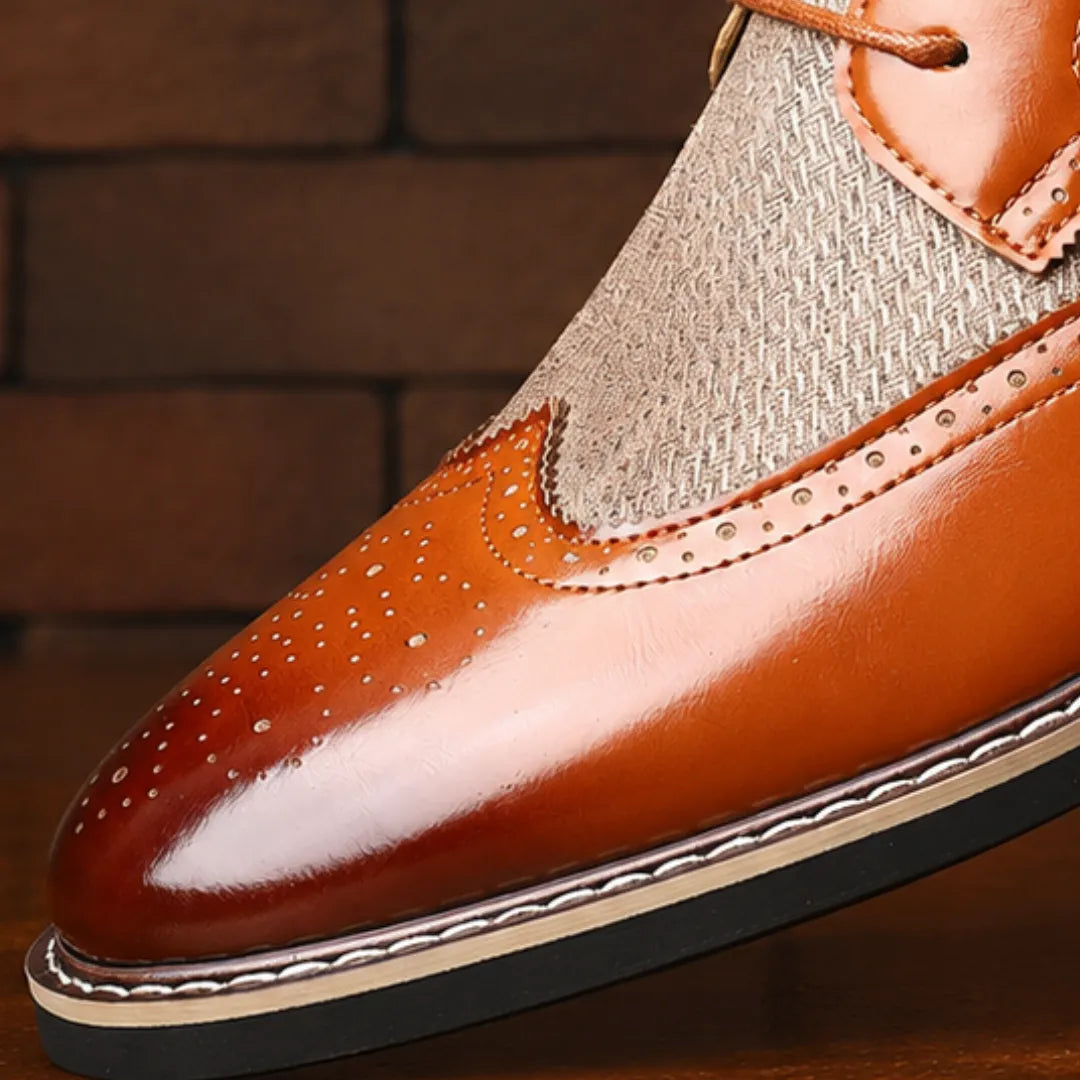 Classic Wingtip Brogue Boots