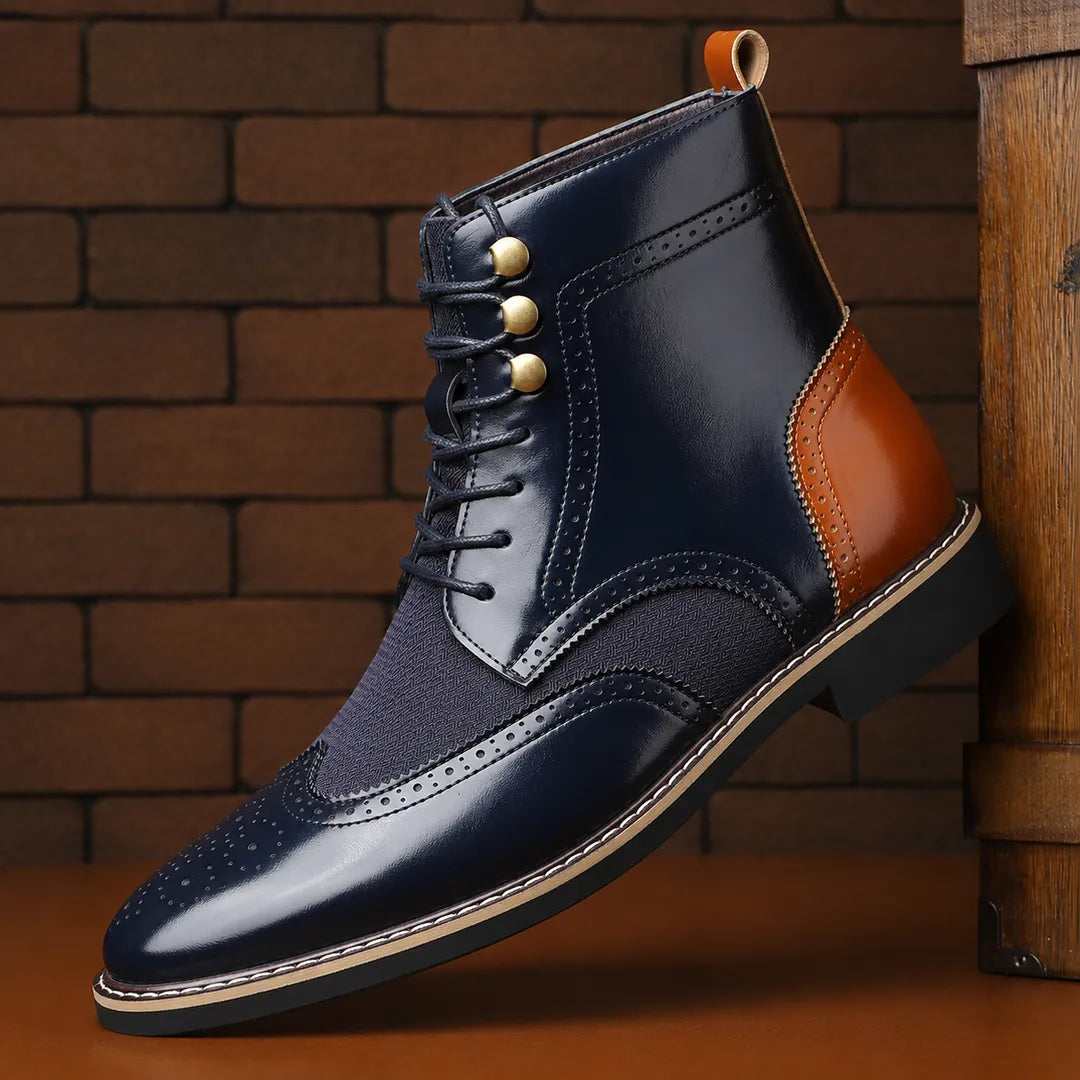 Classic Wingtip Brogue Boots