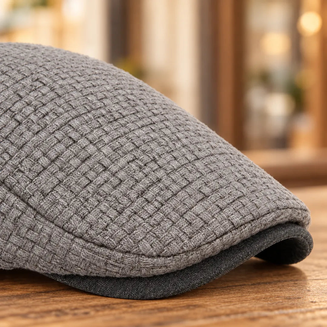 Classic Woven Flat Cap
