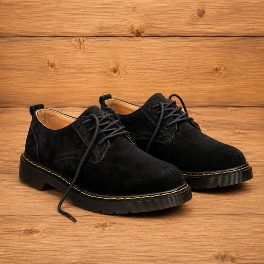 Clean Plain-Toe Derby Shoes