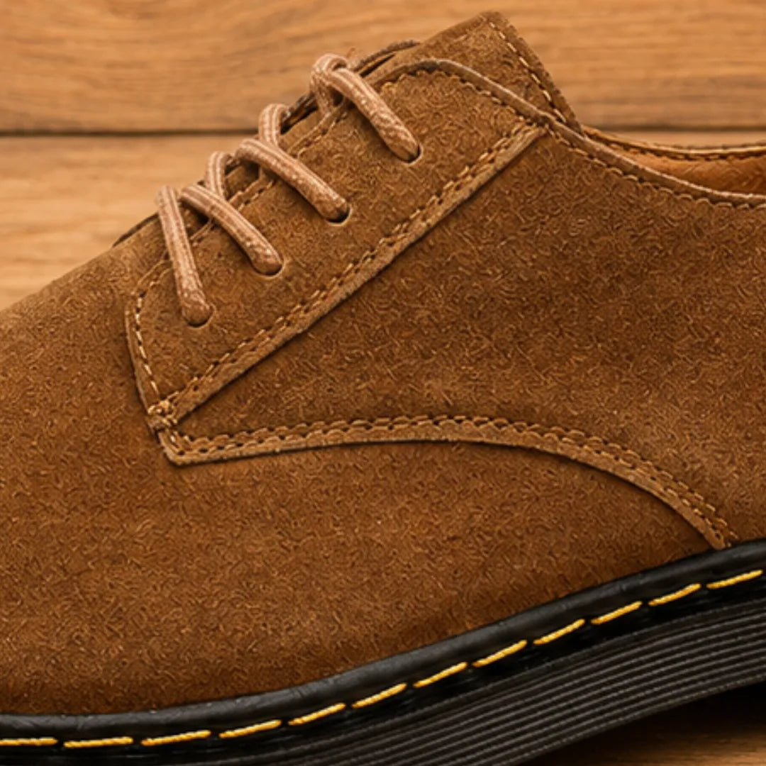 Clean Plain-Toe Derby Shoes