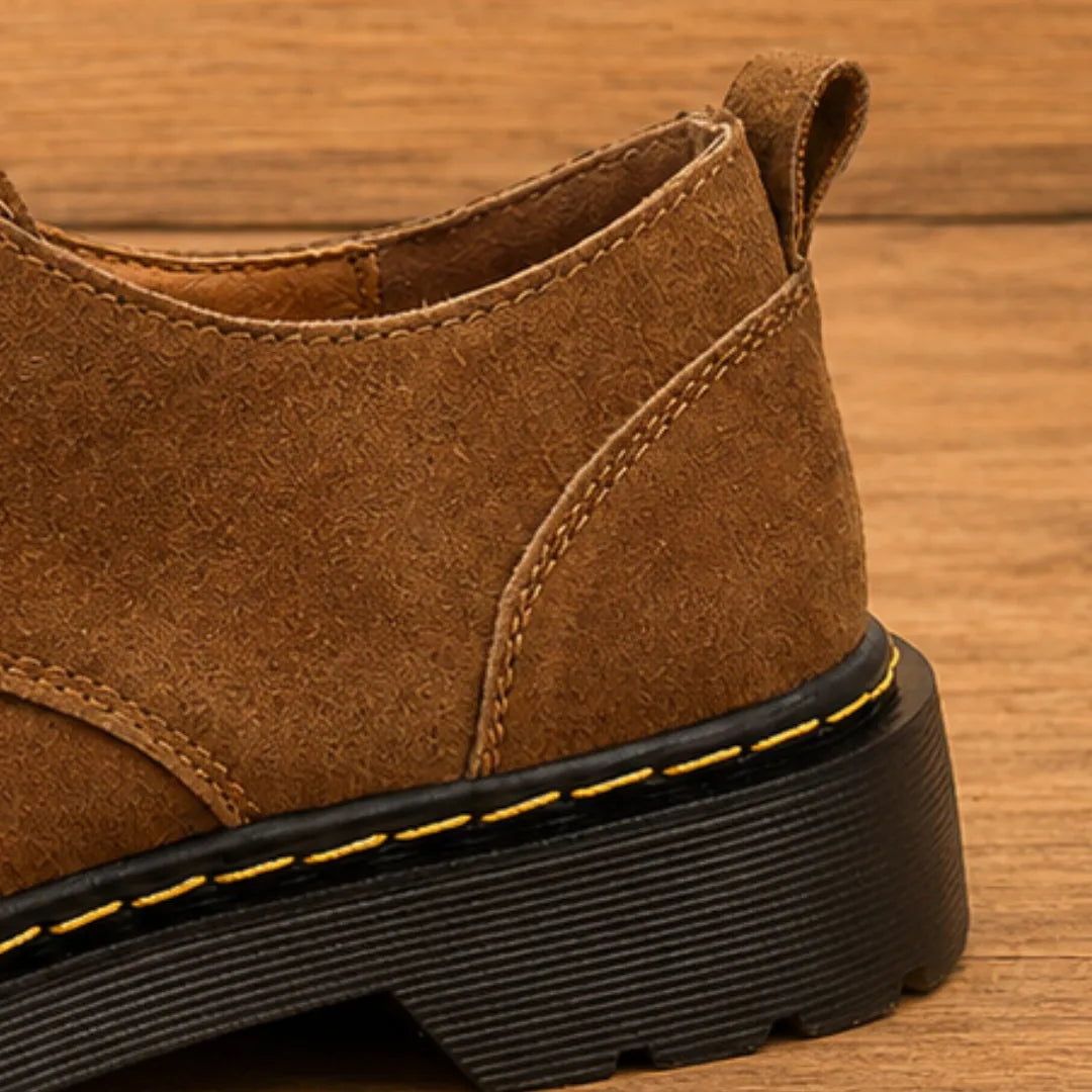 Clean Plain-Toe Derby Shoes