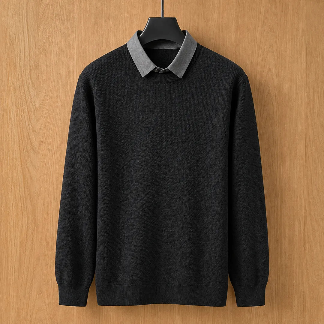Collared Knit Sweater