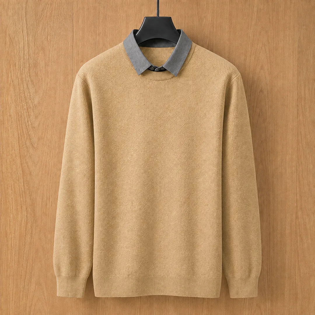 Collared Knit Sweater