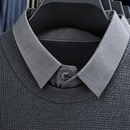 Collared Knit Sweater