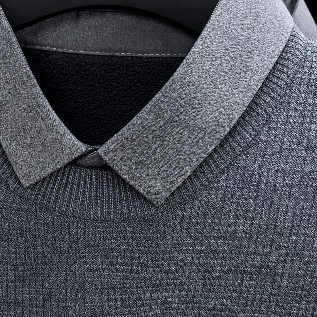 Collared Knit Sweater