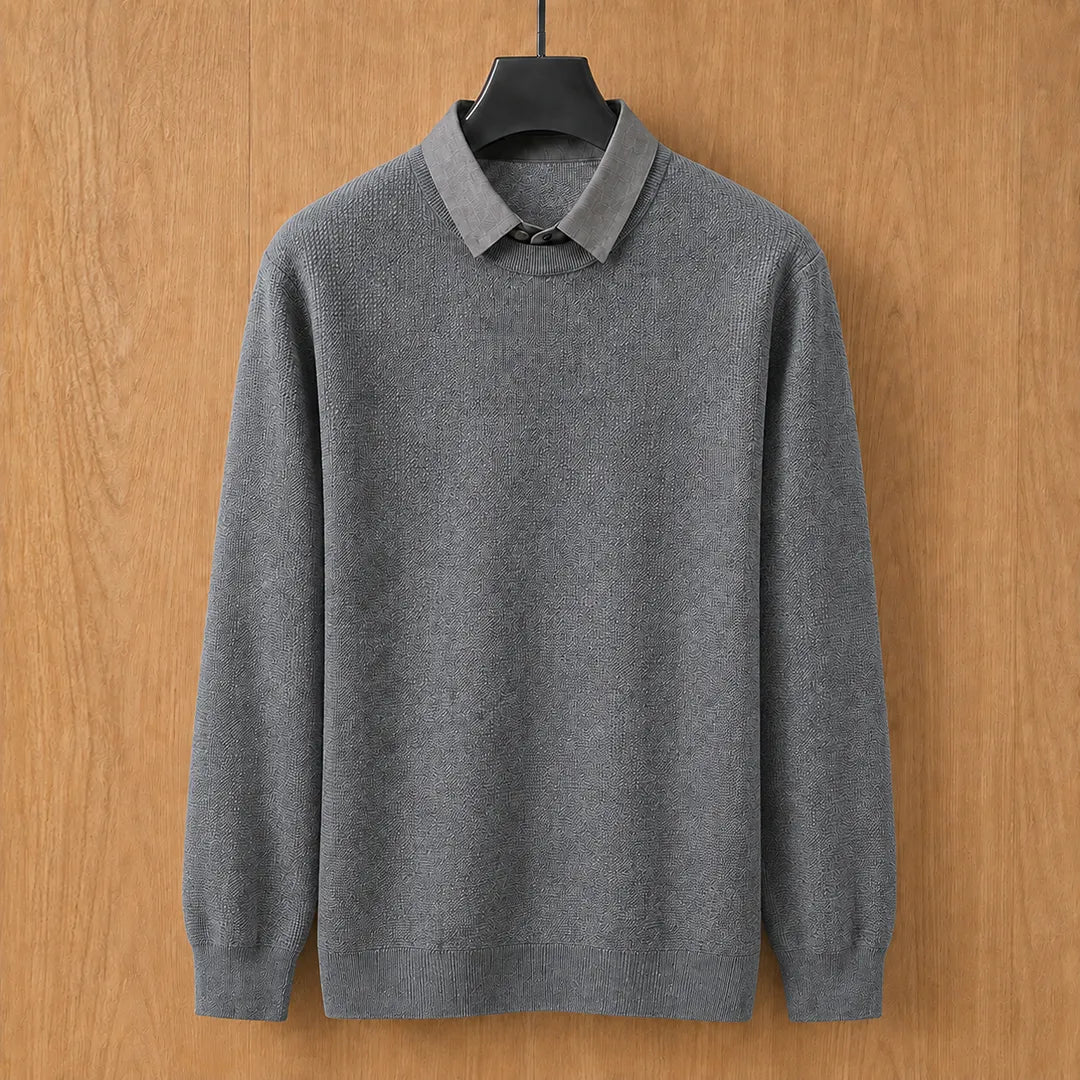 Collared Knit Sweater