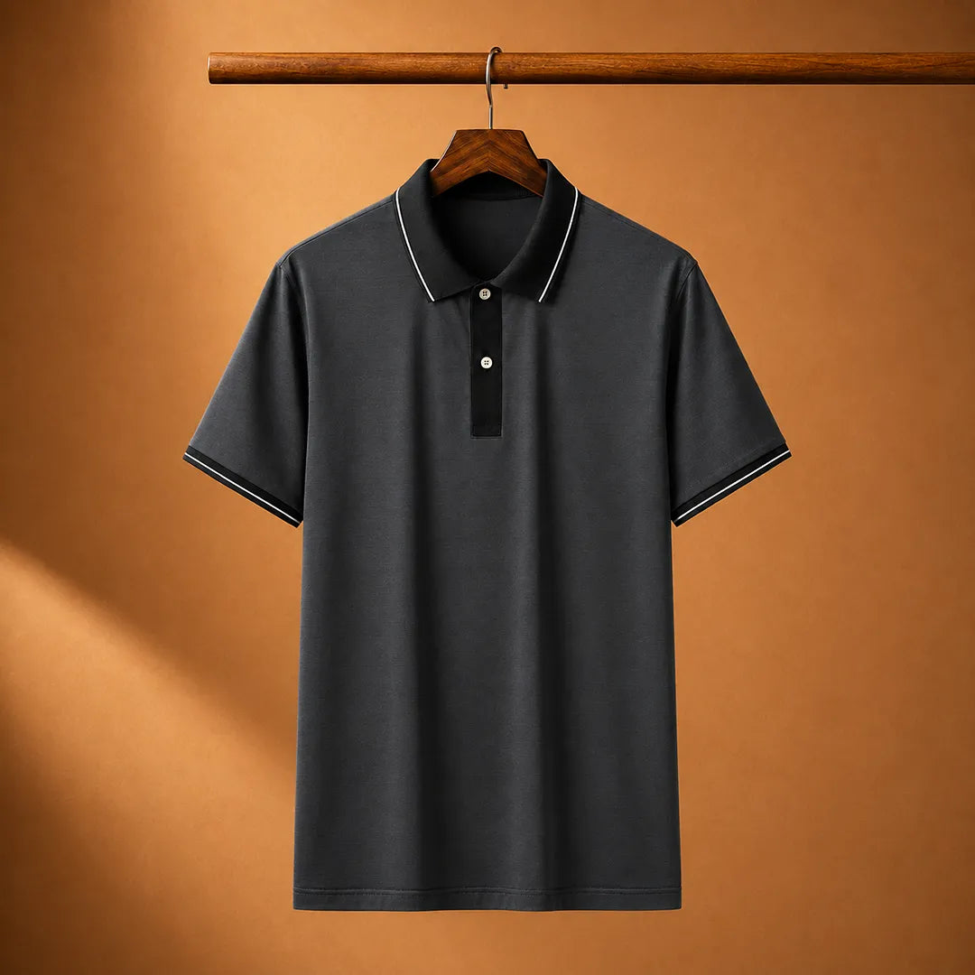 Contrast Edge Polo Shirt