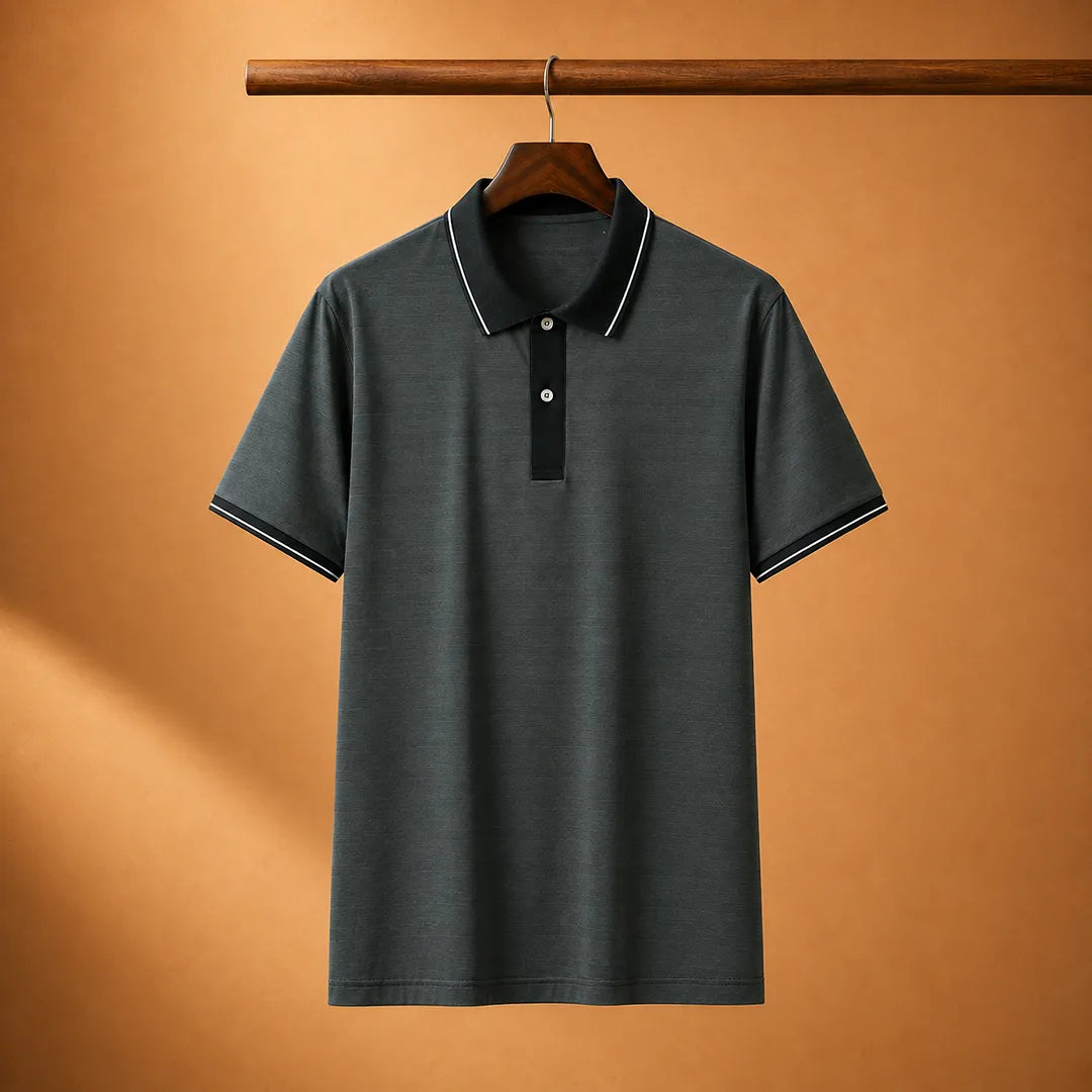 Contrast Edge Polo Shirt