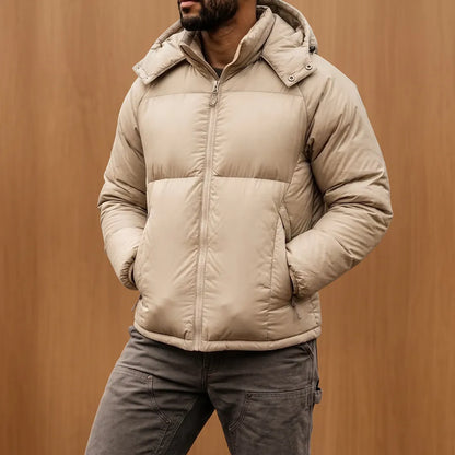 Detachable Hood Puffer Jacket
