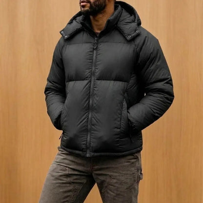 Detachable Hood Puffer Jacket