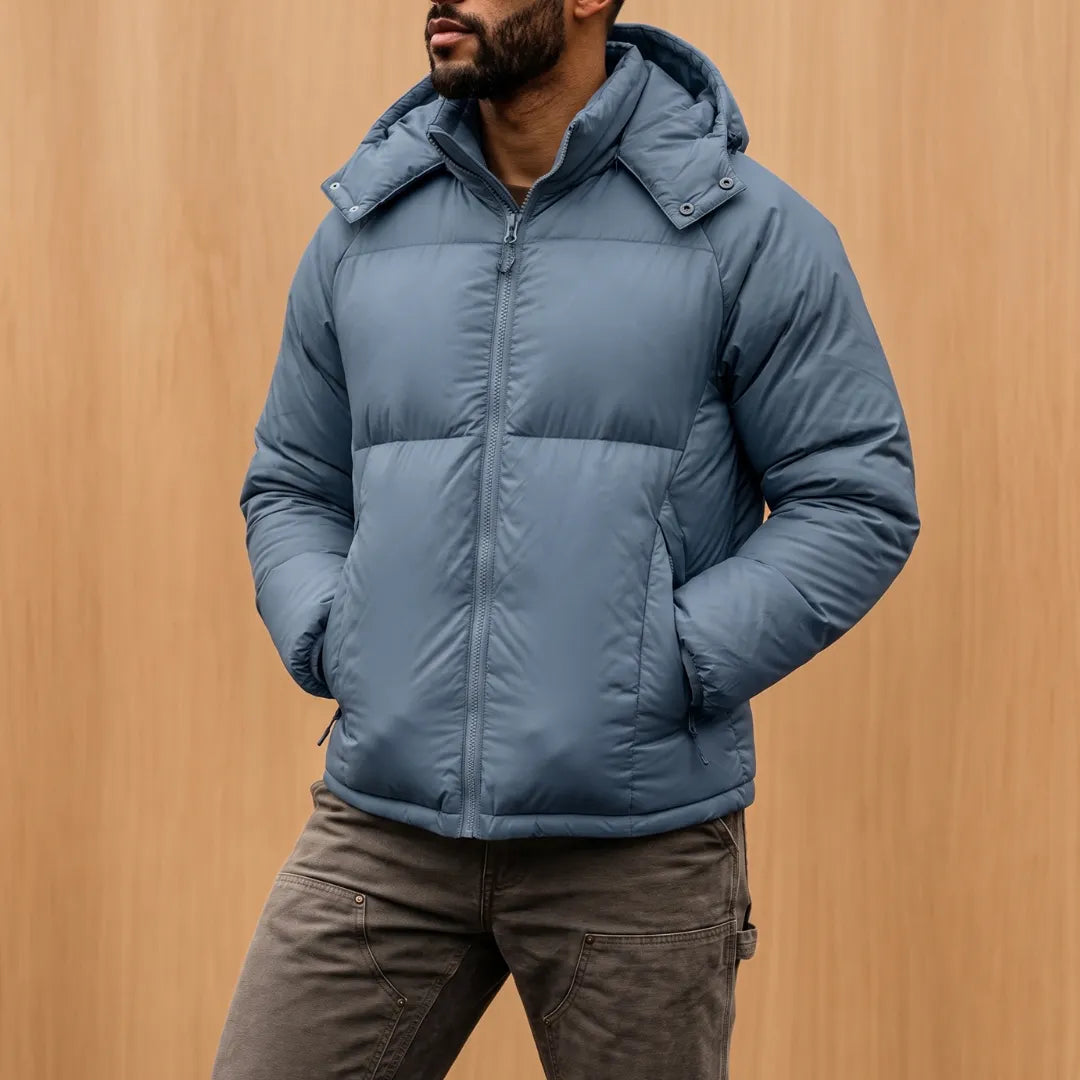 Detachable Hood Puffer Jacket
