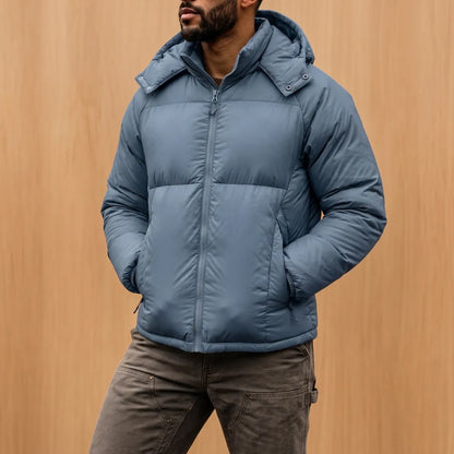 Detachable Hood Puffer Jacket