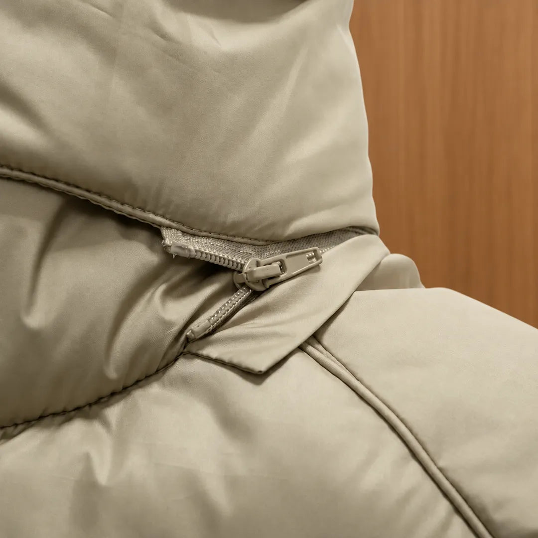 Detachable Hood Puffer Jacket