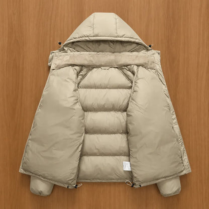 Detachable Hood Puffer Jacket