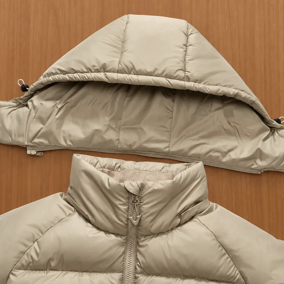 Detachable Hood Puffer Jacket