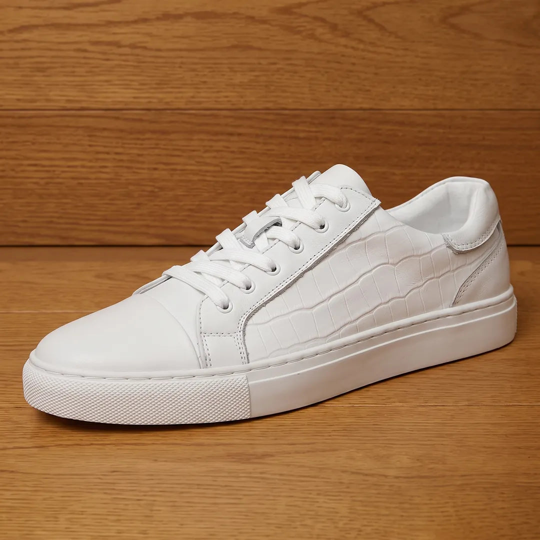 Embossed Panel Sneakers