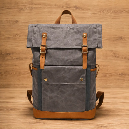 Expandable Canvas Backpack