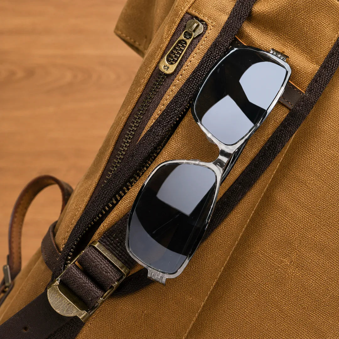 Expandable Canvas Backpack