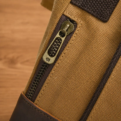 Expandable Canvas Backpack